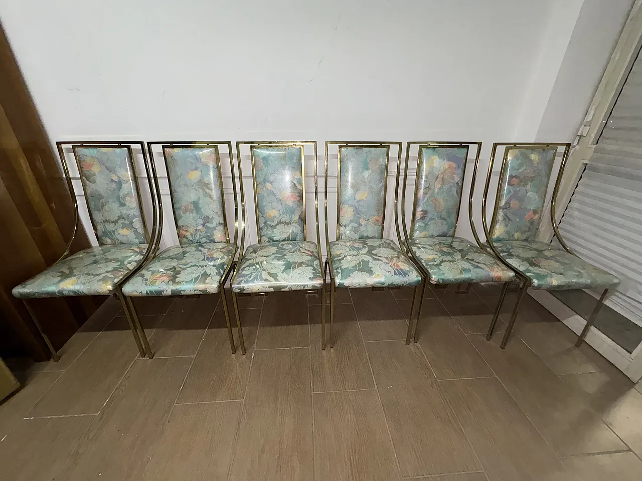 6 chairs by Romeo Rega, 70s 8
