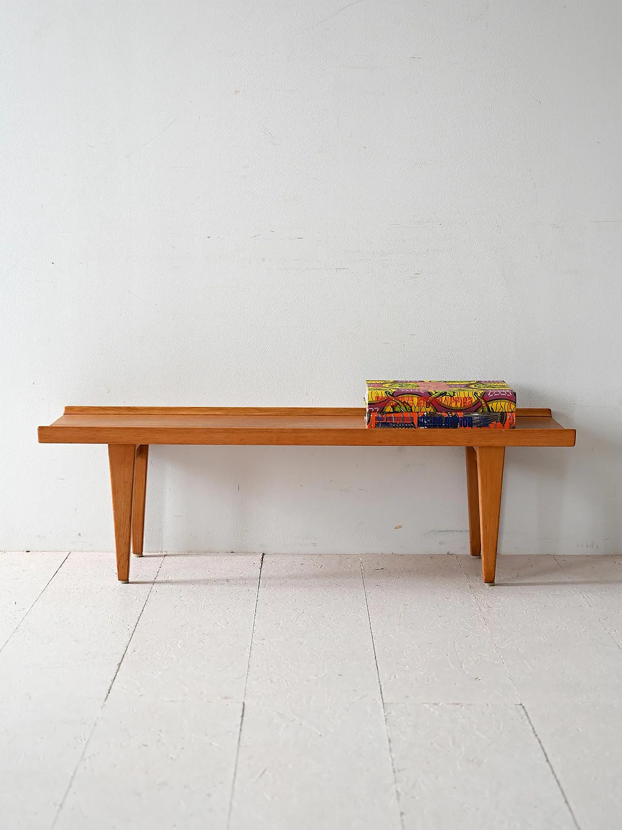 Scandinavian bench in oak, 1950s 1
