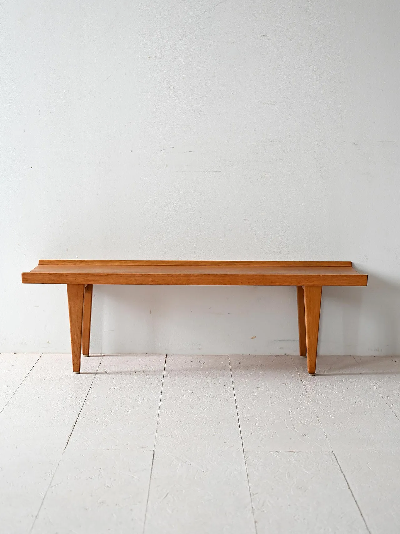 Scandinavian bench in oak, 1950s 2