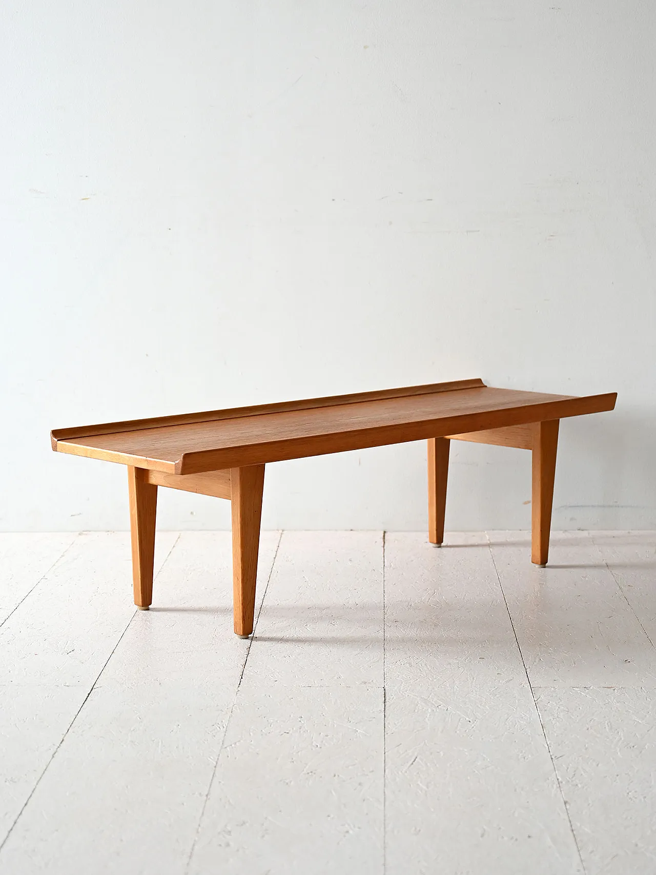 Scandinavian bench in oak, 1950s 4