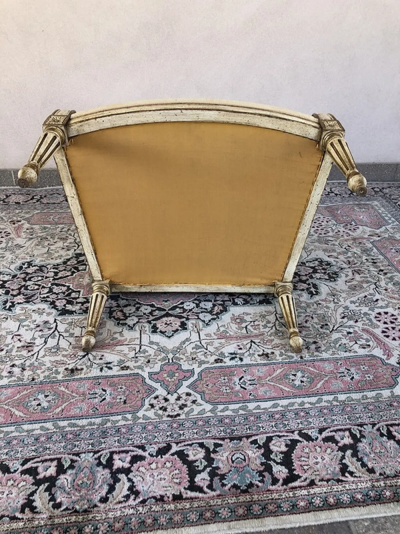 Sofas and 60s armchairs set Louis XVI style, 60s 7