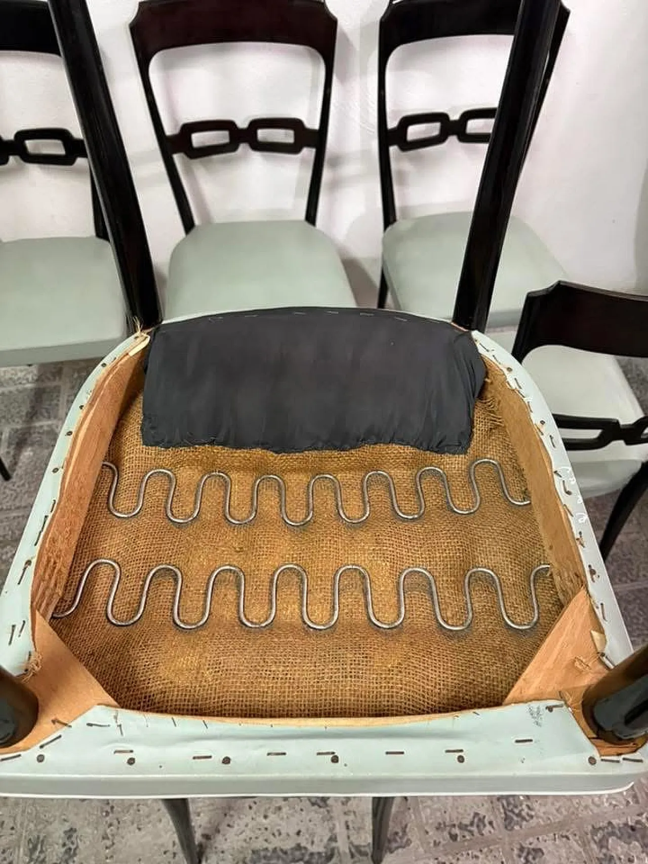 6 chairs Ico Parisi style, 50s 10