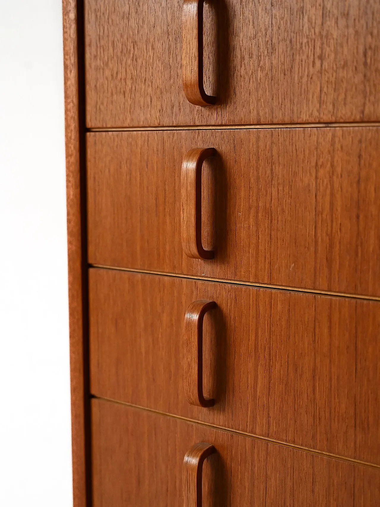 Scandinavian library in Teak with chest of drawers by BodaFors, 60s 8