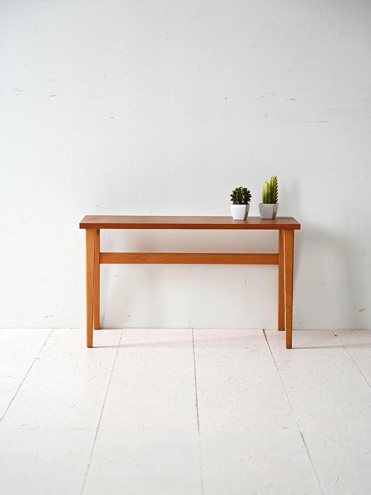 Tavolino scandinavo anni ’60 in teak e rovere 1