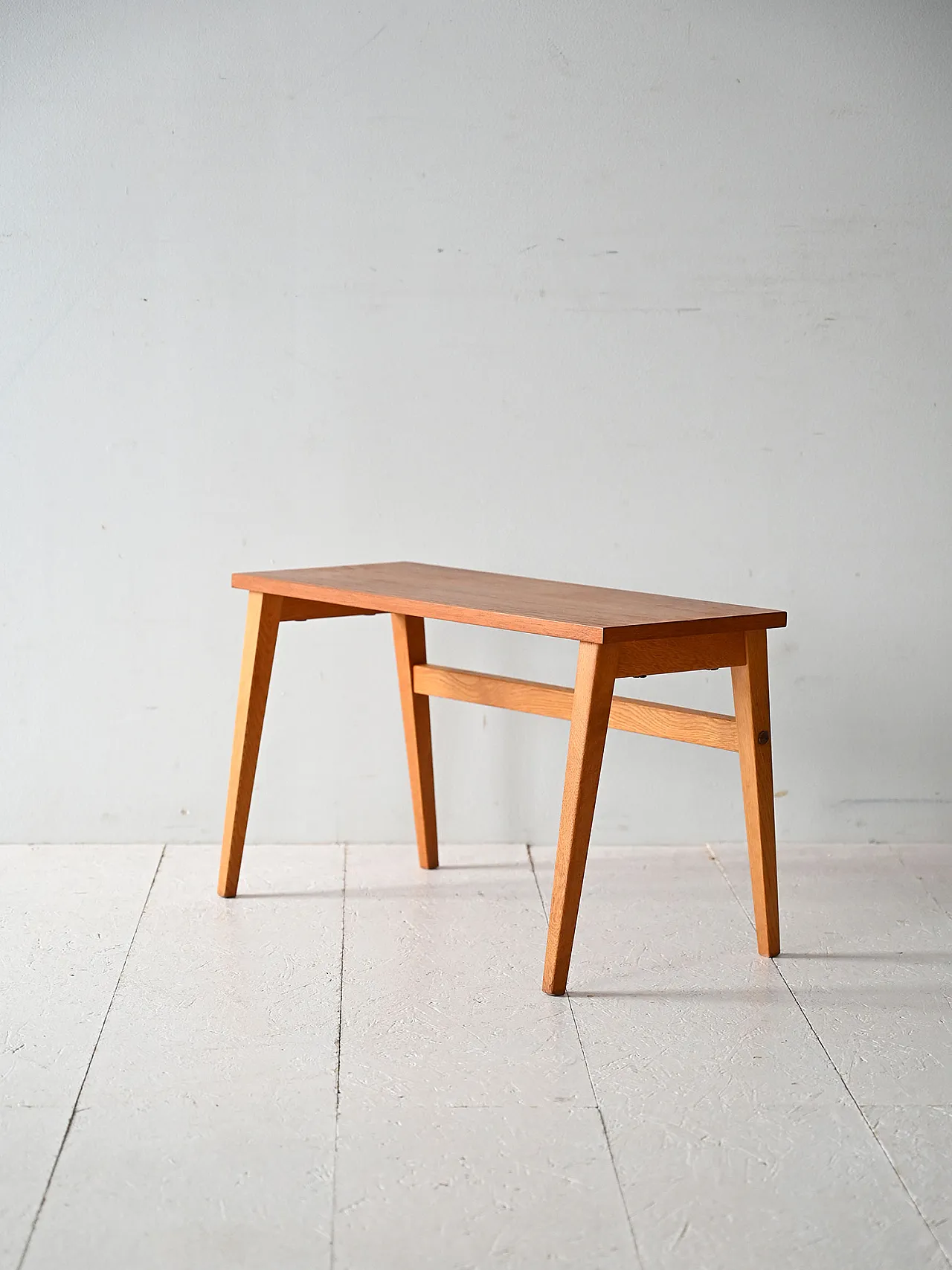 Tavolino scandinavo anni ’60 in teak e rovere 4