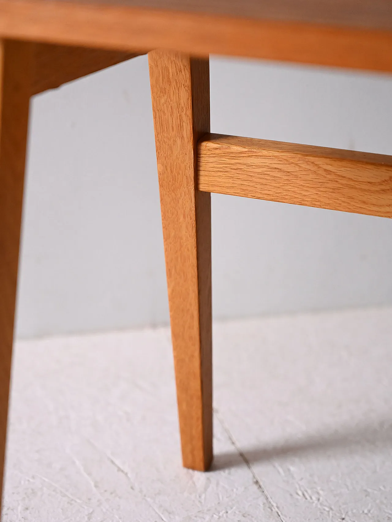 Tavolino scandinavo anni ’60 in teak e rovere 6