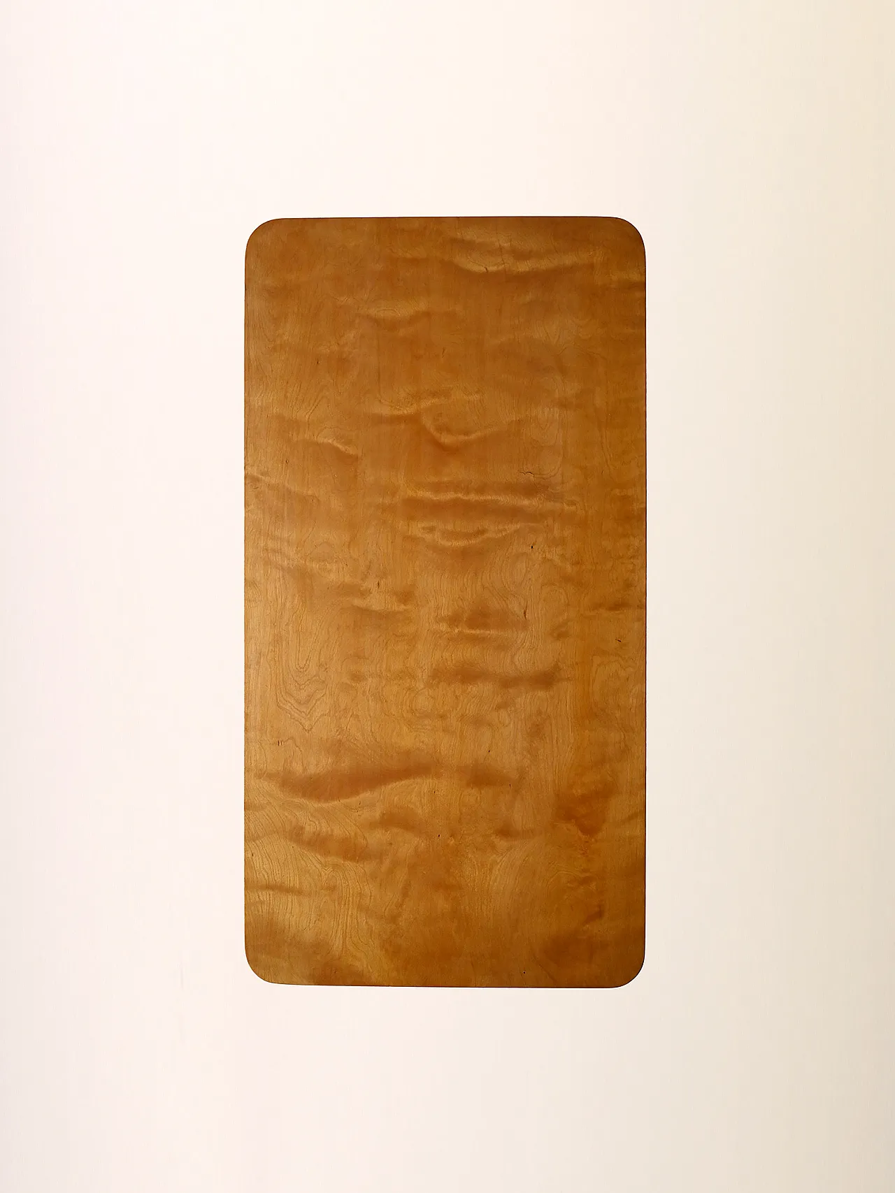 Scandinavian table with Birch display, 60s 9