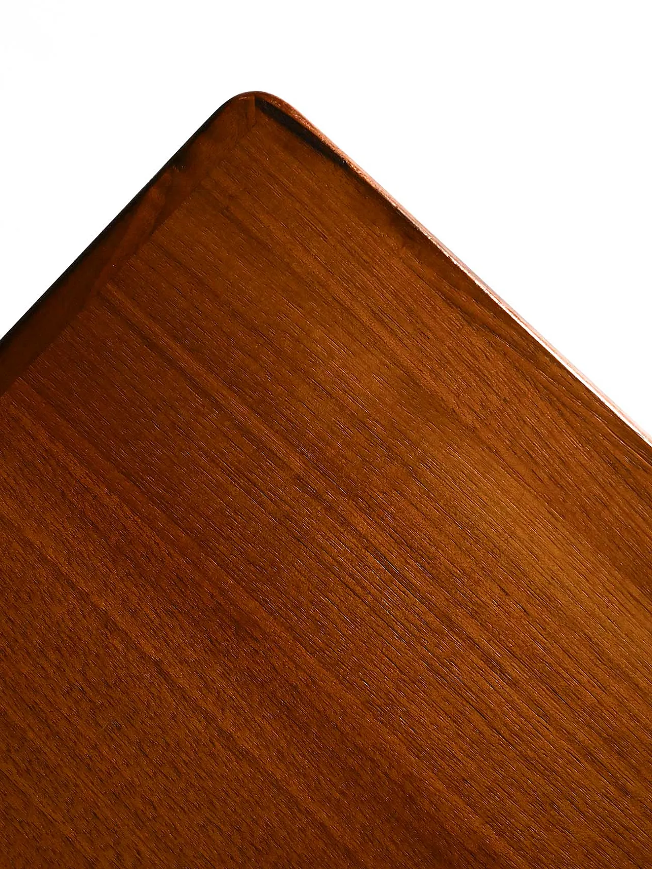 Scandinavian coffee table in teak with carved edge, 60s 6