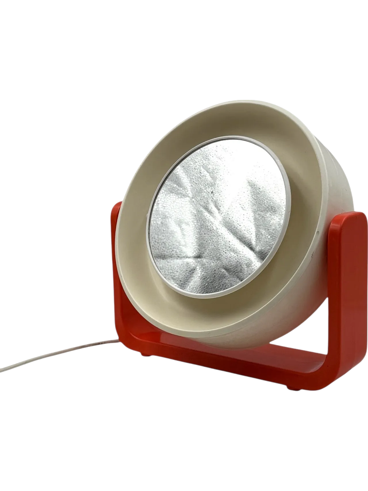 Specchio da tavolo illuminato Space Age mod. w93, Allibert, anni '70 15