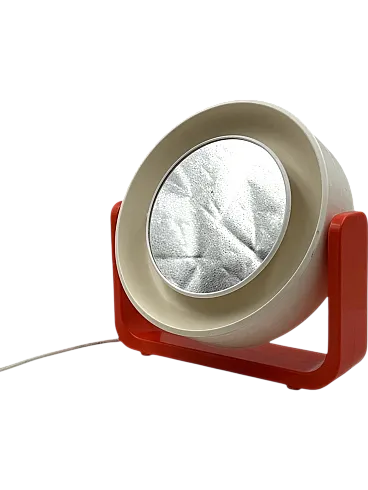 Space Age Orange Enlightenment Table Mirror mod. W93, Albert, West Ger