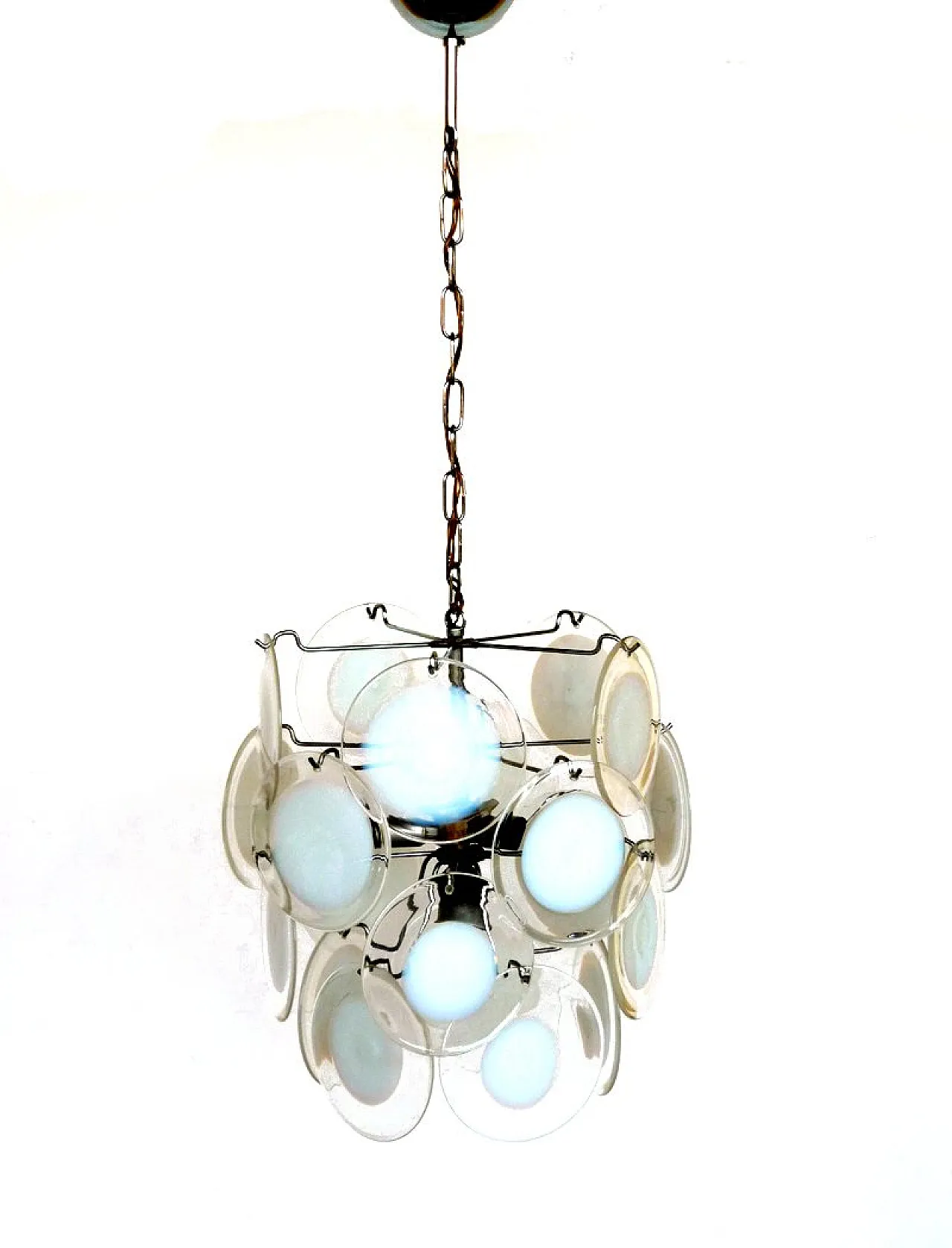 Murano glass pendant lamp by Vistosi, 1960s 1