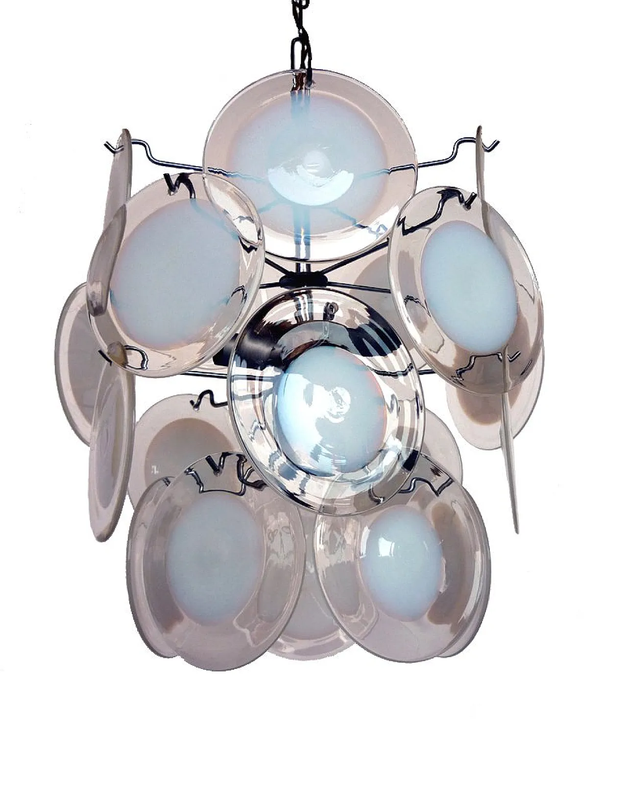 Murano glass pendant lamp by Vistosi, 1960s 3