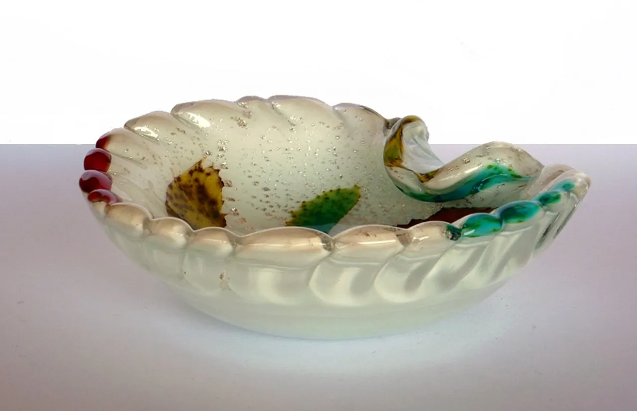 Posacenere Mid-Century in vetro, anni '50 2