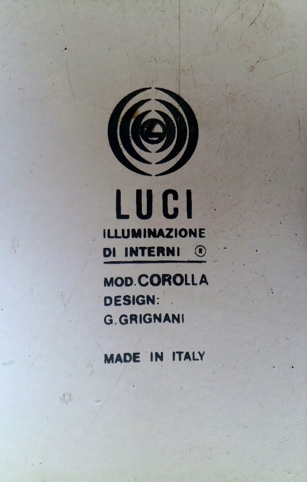 Corolla table lamp by Grignani for Luci Italia, 1960s 7