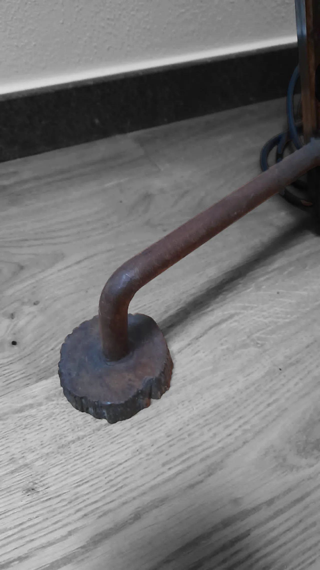 Wrought iron artisan lamp, 2000s 3