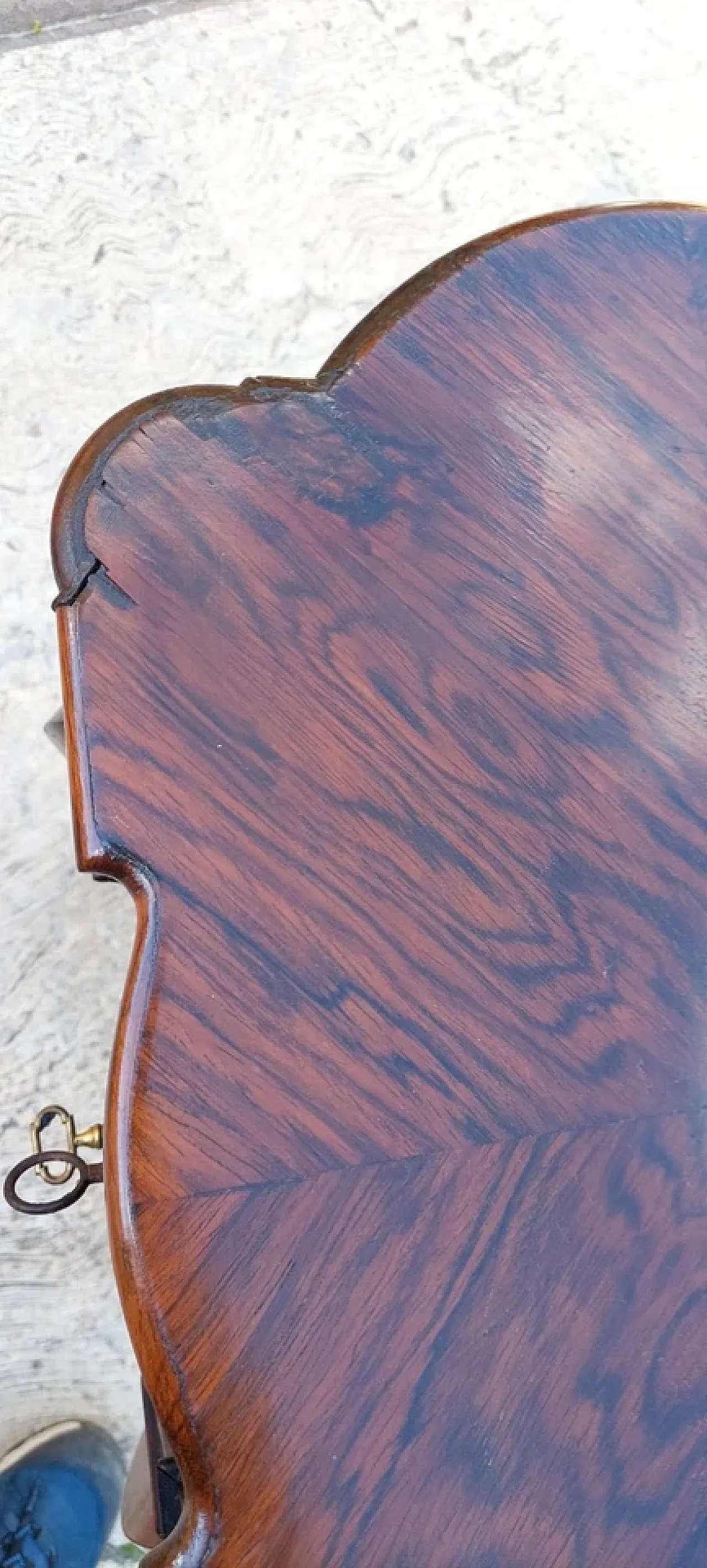 Louis Philippe rosewood panelled work table, 19th century 11