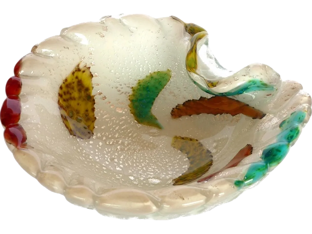 Posacenere Mid-Century in vetro, anni '50 5