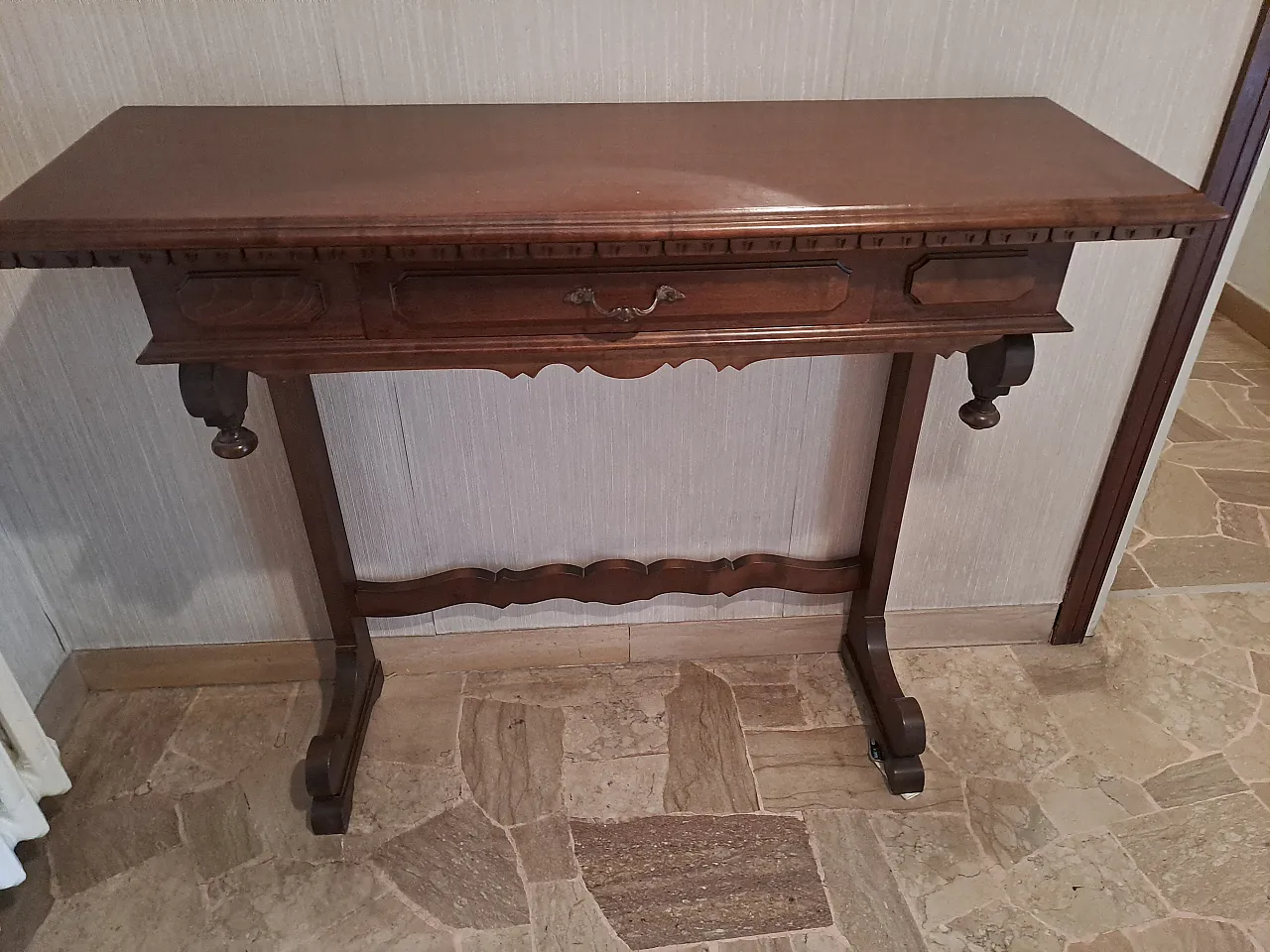 Console table with mirror, 60s 1