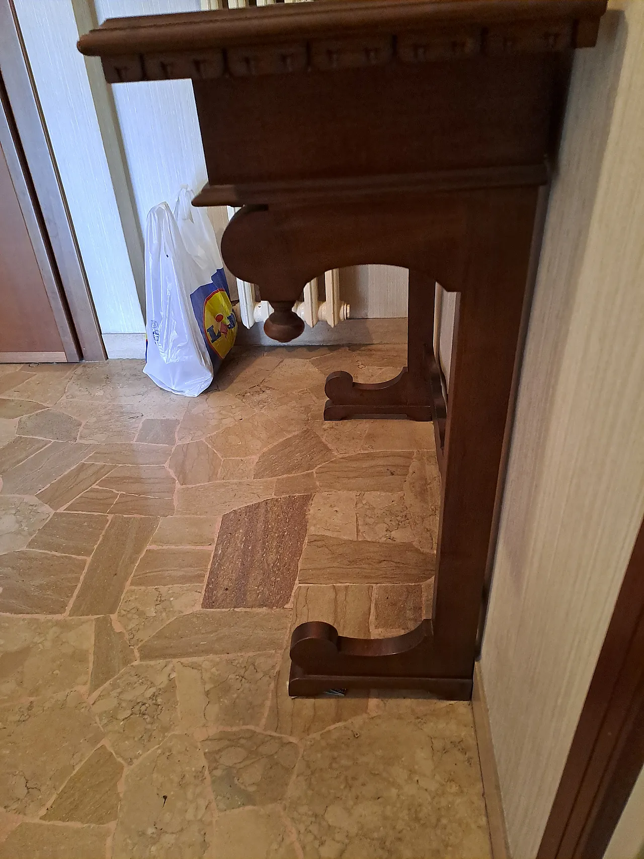 Console table with mirror, 60s 3