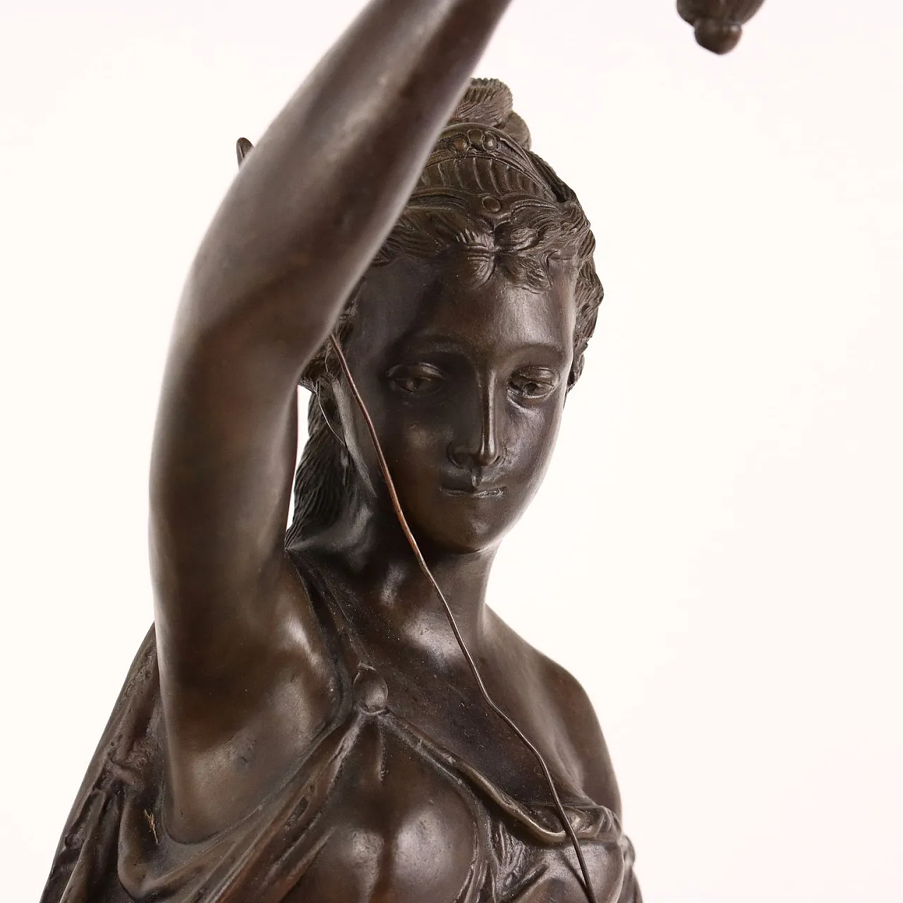 Candelabro in bronzo, '900 3