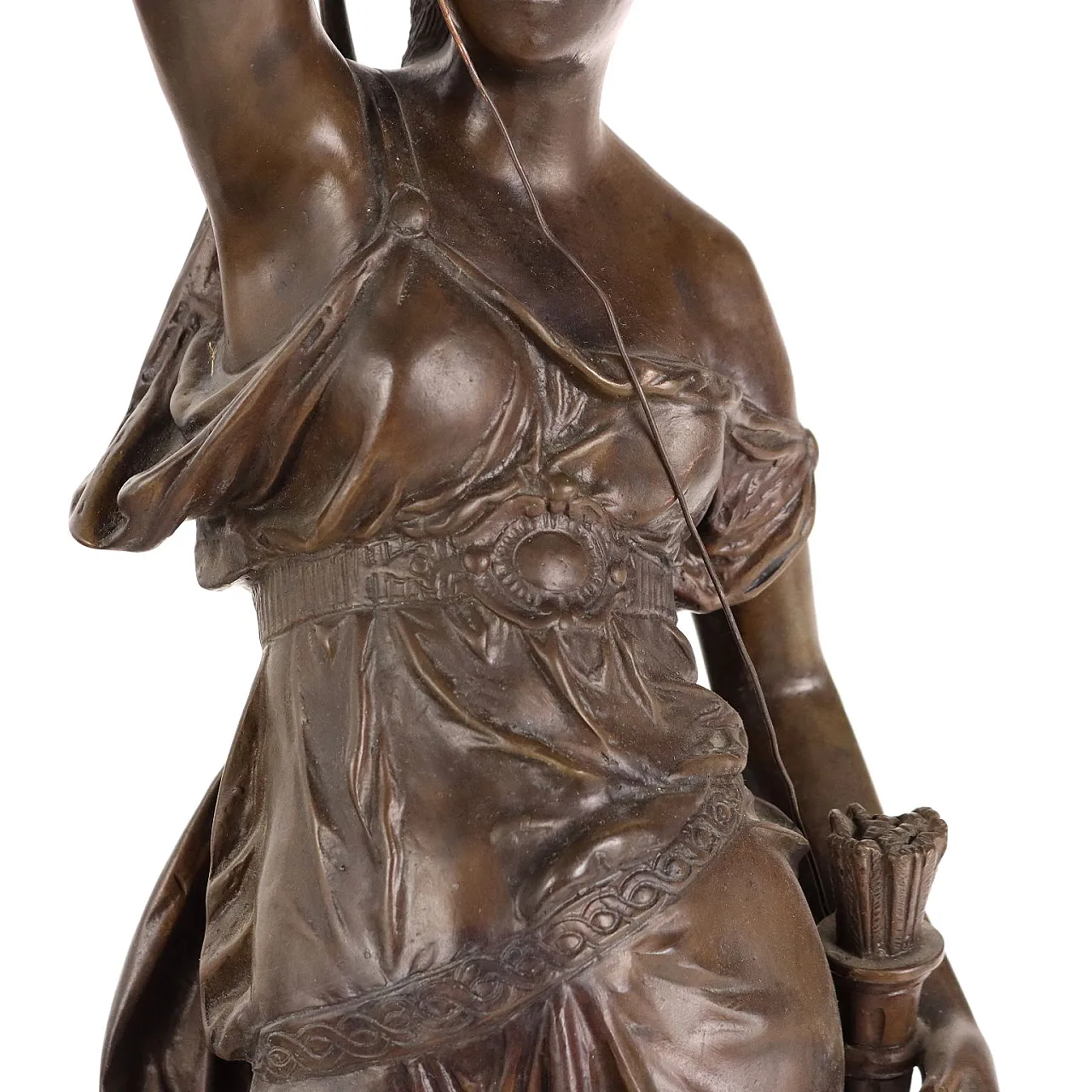 Candelabro in bronzo, '900 6