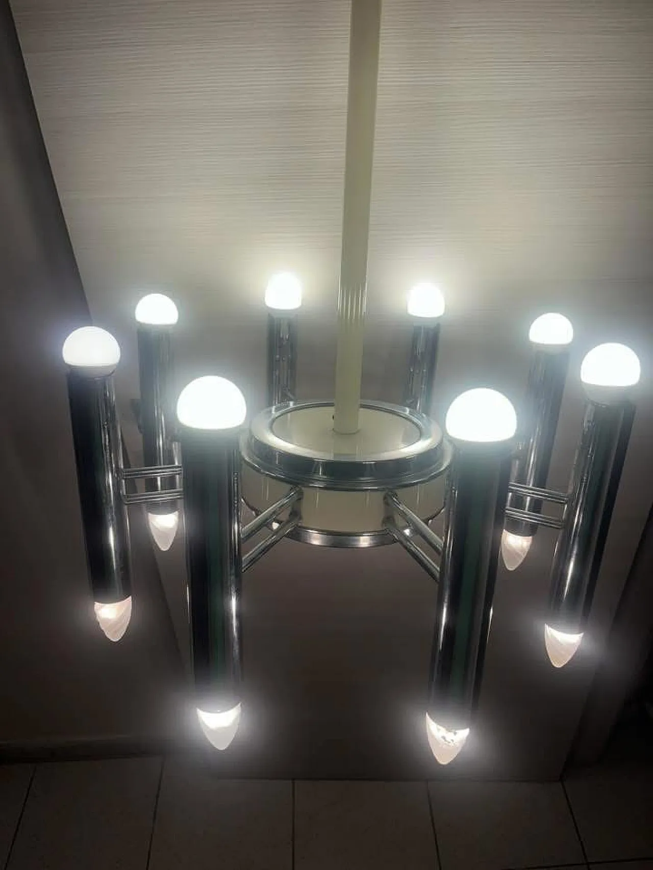 Gaetano Sciolari chandelier, 70s 3
