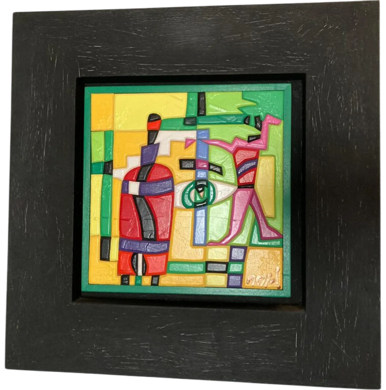 Ugo Nespolo, Icone, acrilici su intarsi, 2000 5