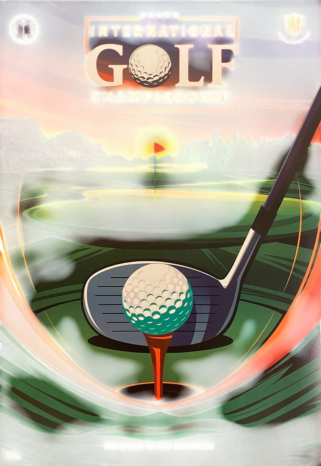 Pollux, International Golf Championship - Original Poster, 2000 20