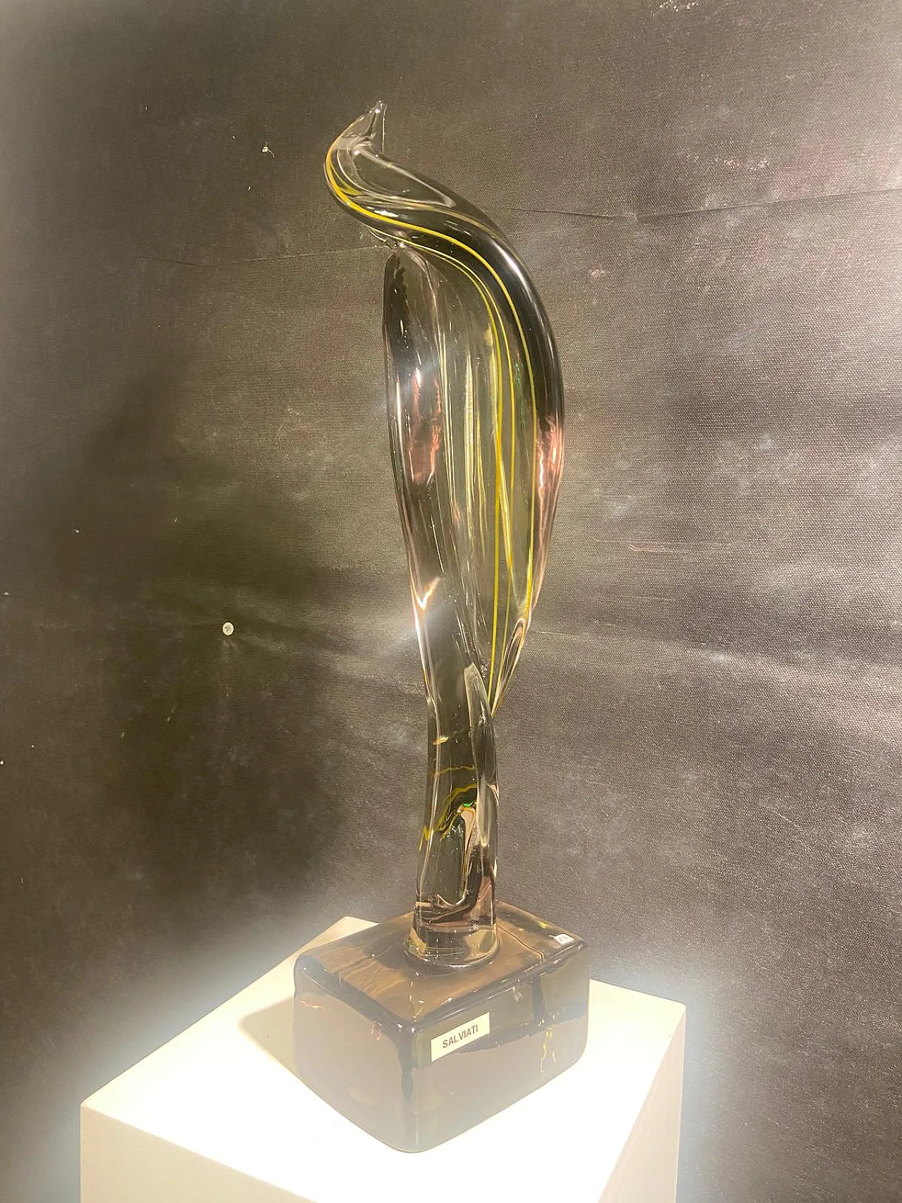 Alga, work of Salviati in Murano polychrome glass, 90s 5