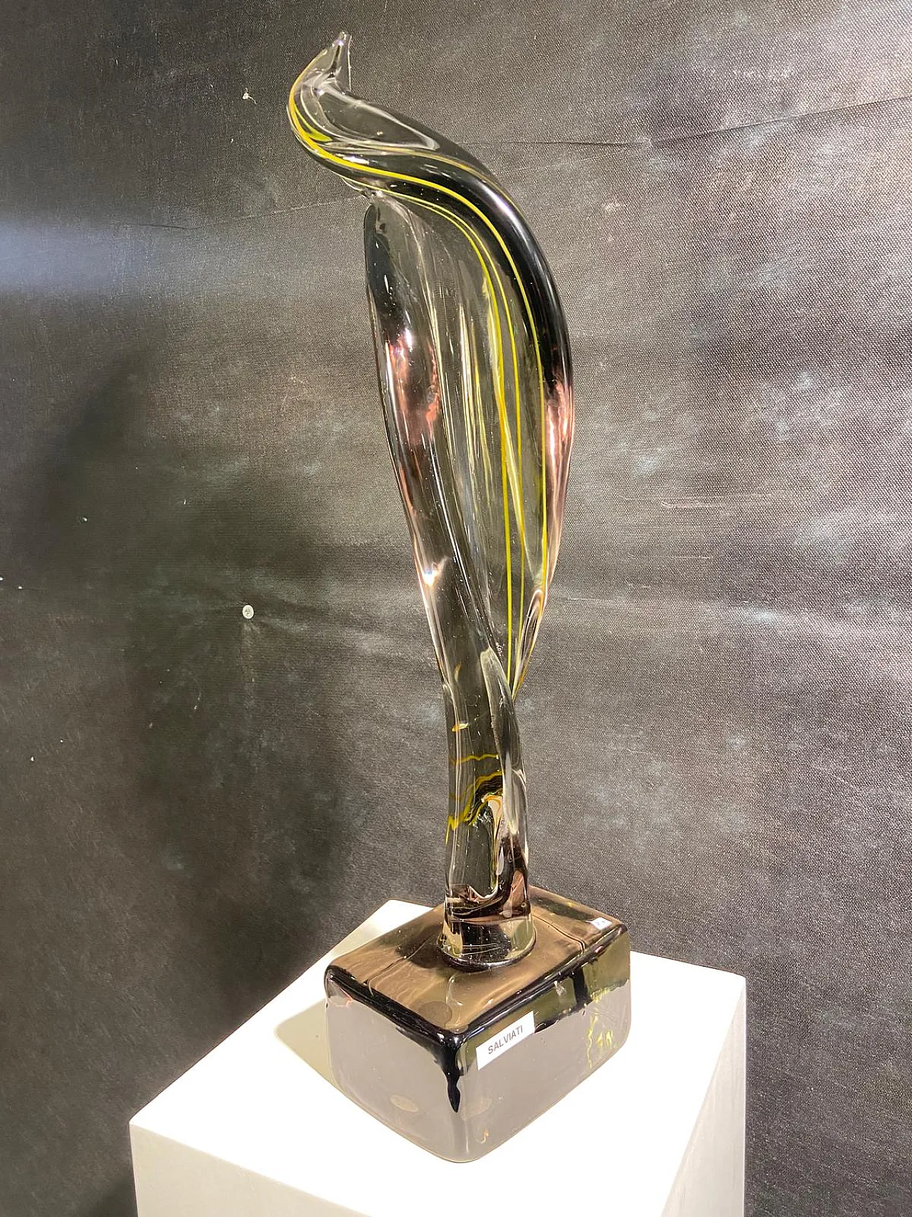 Alga, work of Salviati in Murano polychrome glass, 90s 6