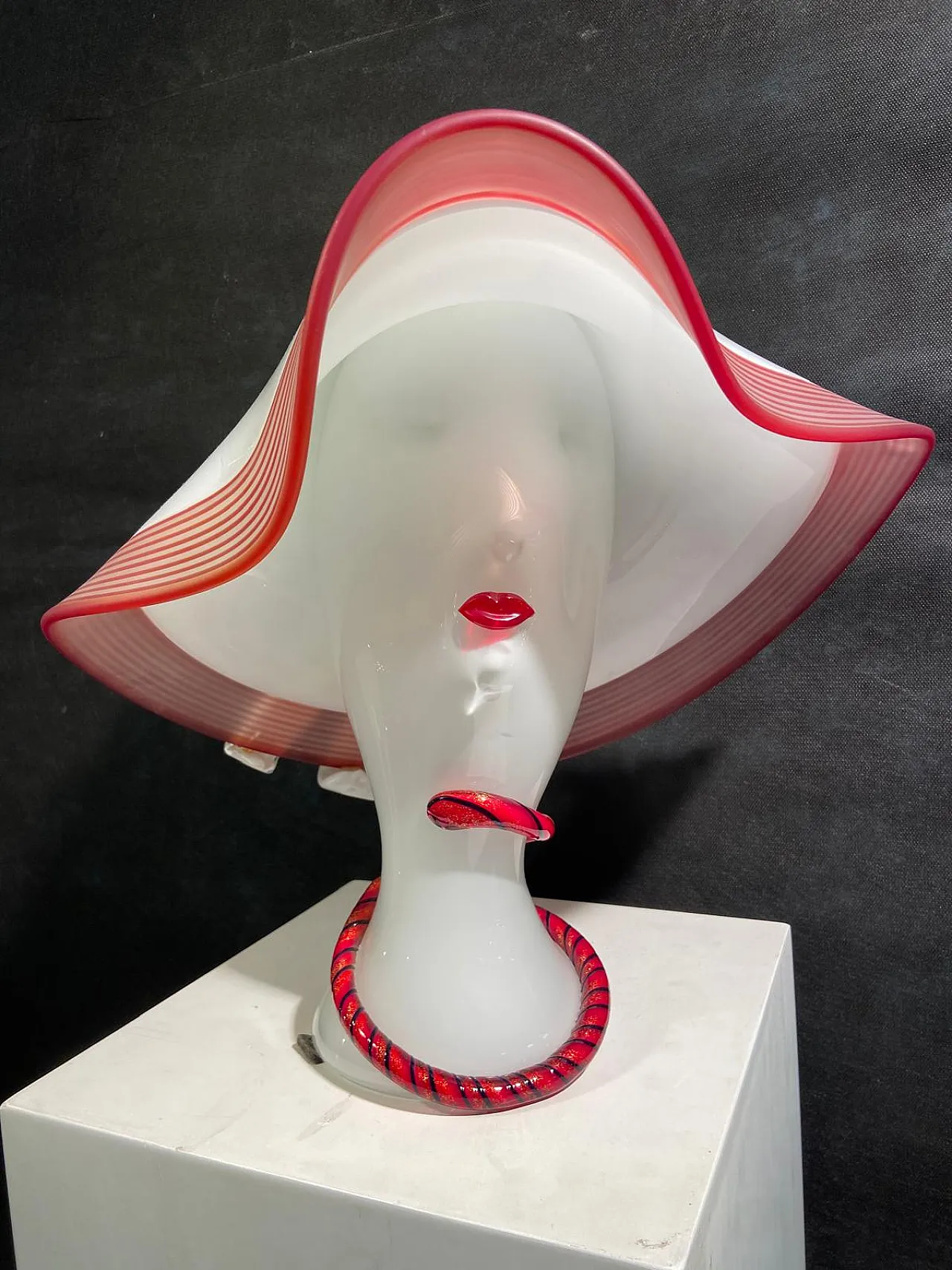 Scultura Art Decò Di Badioli in Vetro di Murano, anni '70 3