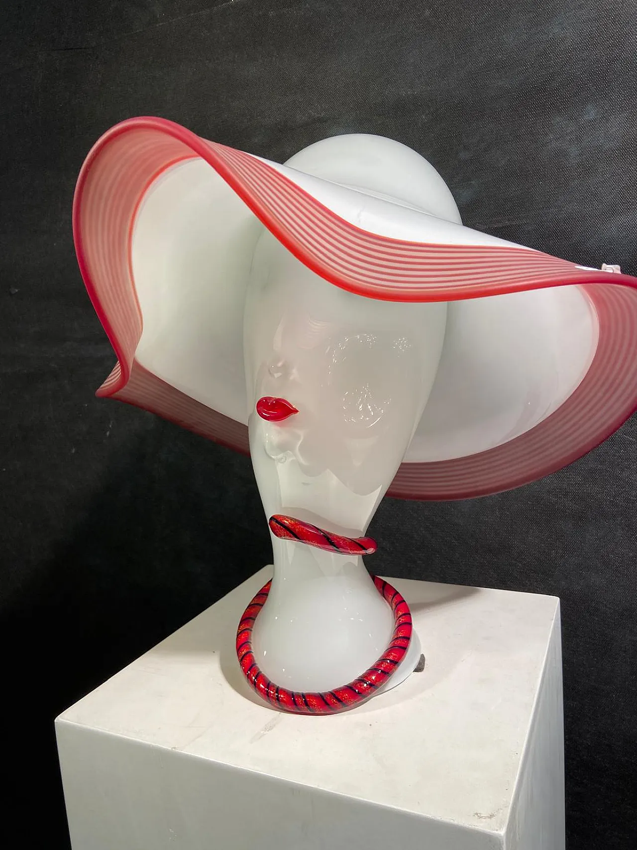 Scultura Art Decò Di Badioli in Vetro di Murano, anni '70 4