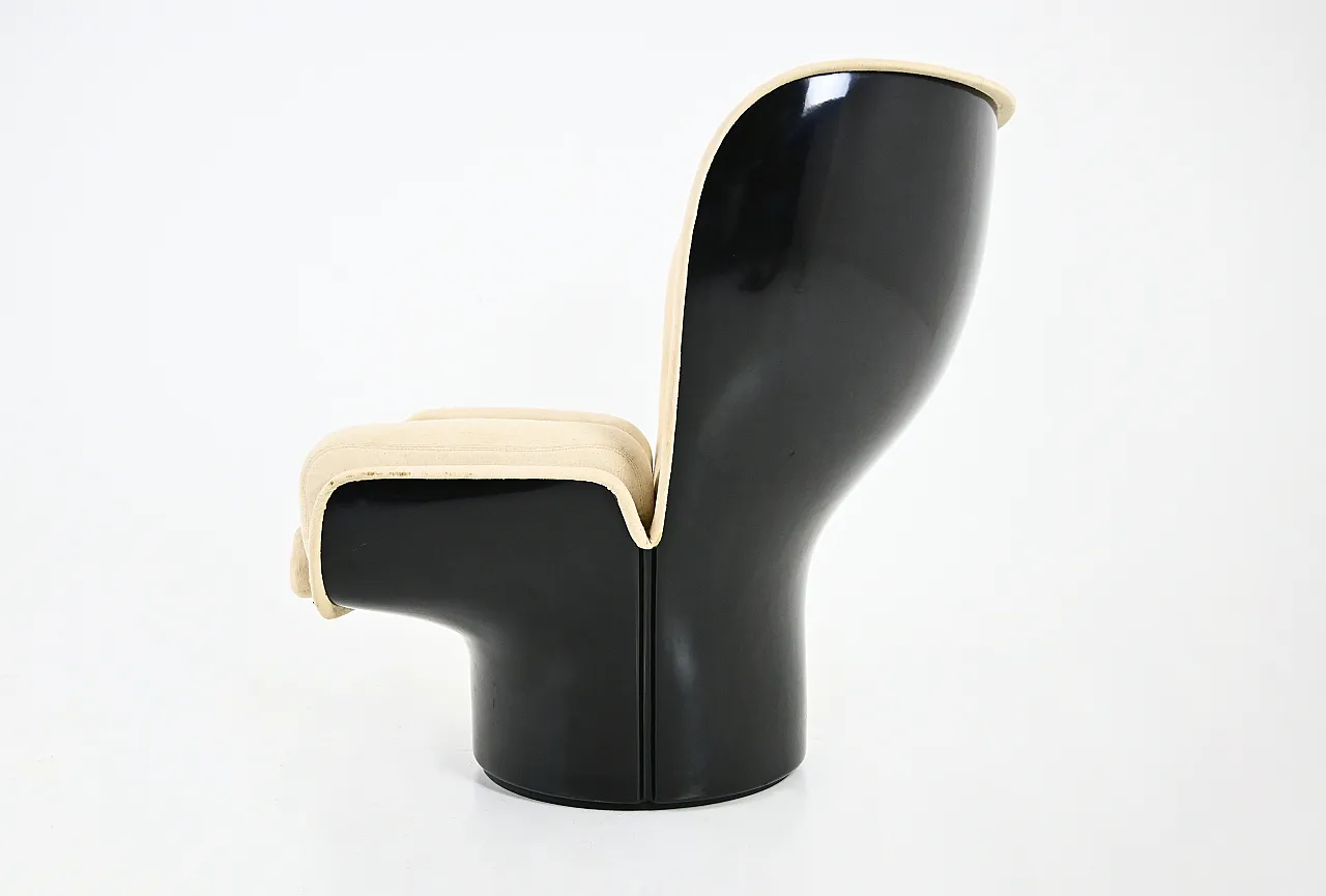 Elda Lounge Chair di Joe Colombo per Comfort, Italia degli anni '60 6