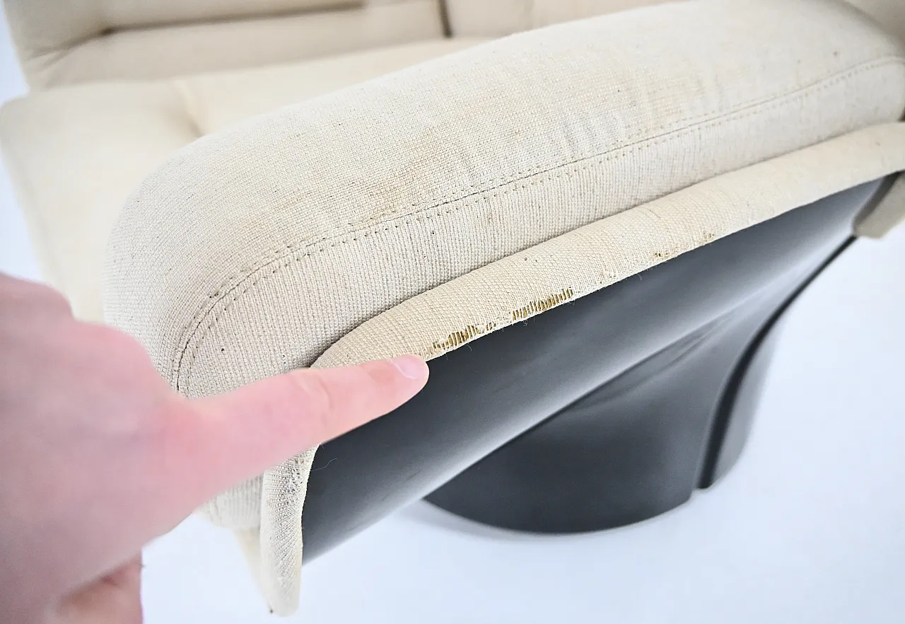 Elda Lounge Chair di Joe Colombo per Comfort, Italia degli anni '60 10