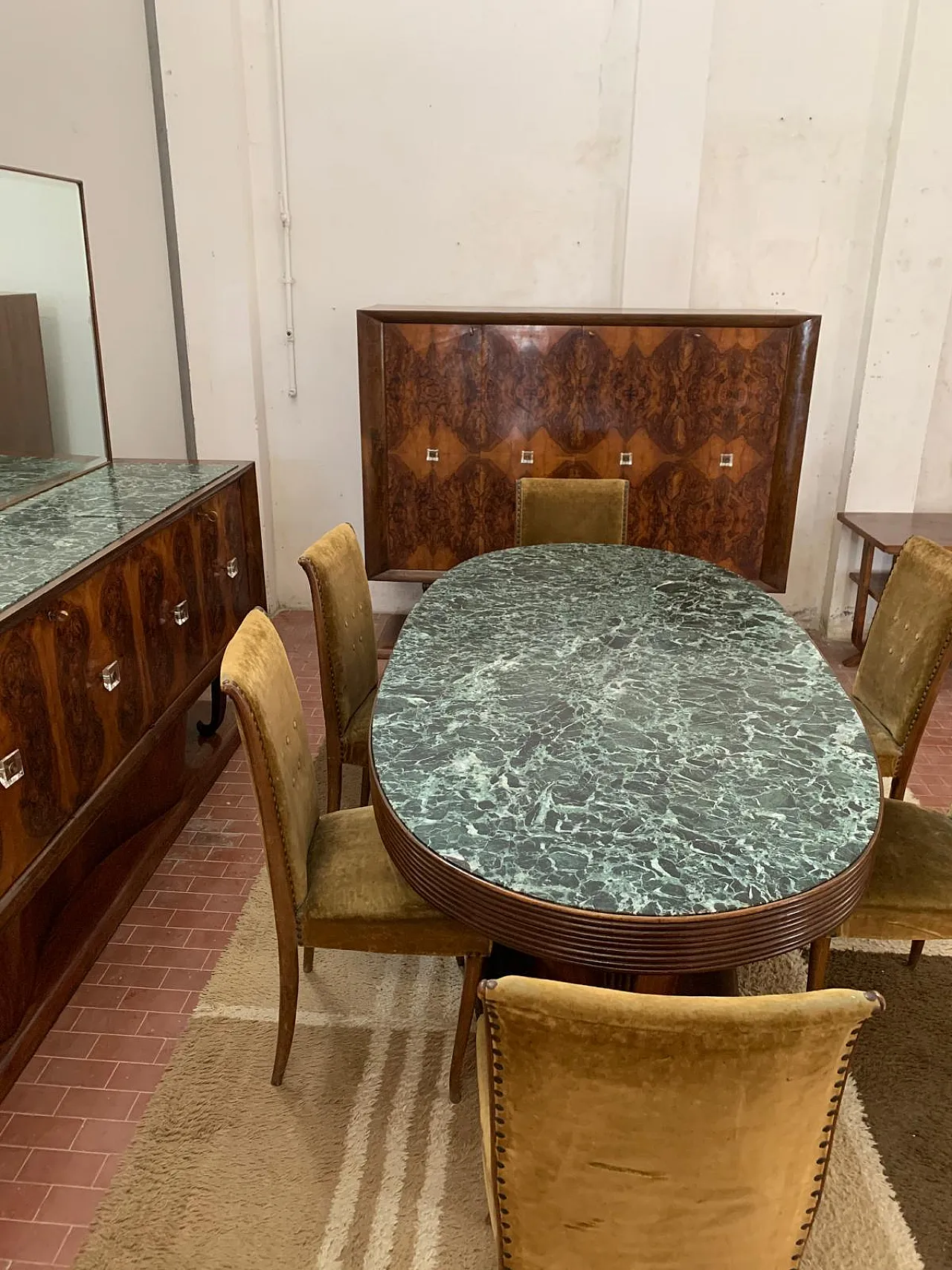 Table and 10 chairs, 1940 2