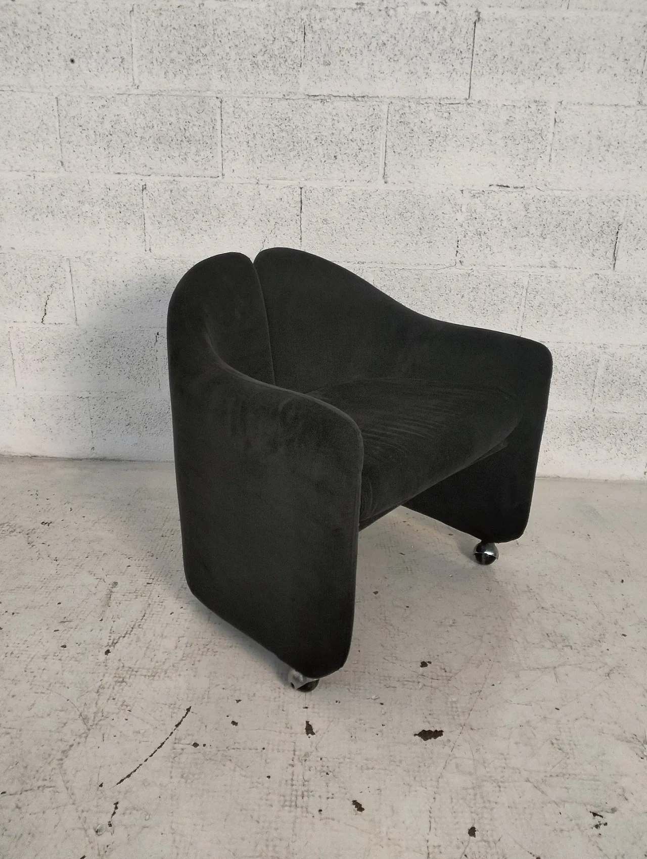 4 sedie su ruote PS142 di Eugenio Gerli per Tecno anni '70 7