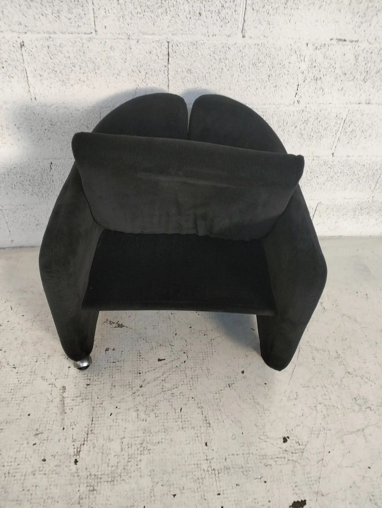 4 sedie su ruote PS142 di Eugenio Gerli per Tecno anni '70 11