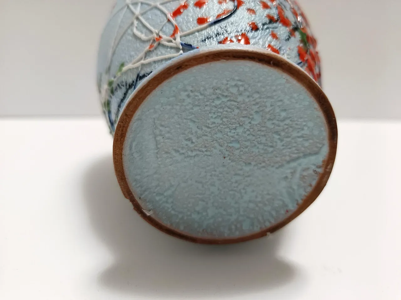 Handcrafted and Hand-painted Multicolored Ceramic Vase by Fanciullacci, Italy 14