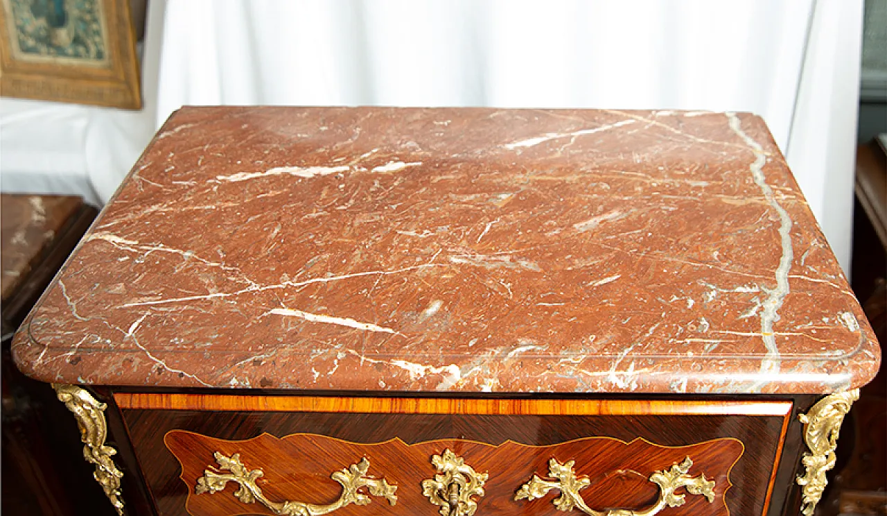 Seara Napoleone III French in precious exotic woods, 19th ce, 3