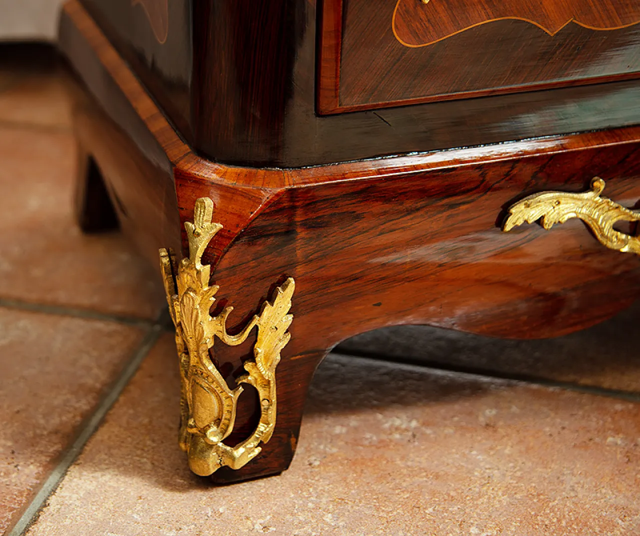 Seara Napoleone III French in precious exotic woods, 19th ce, 5