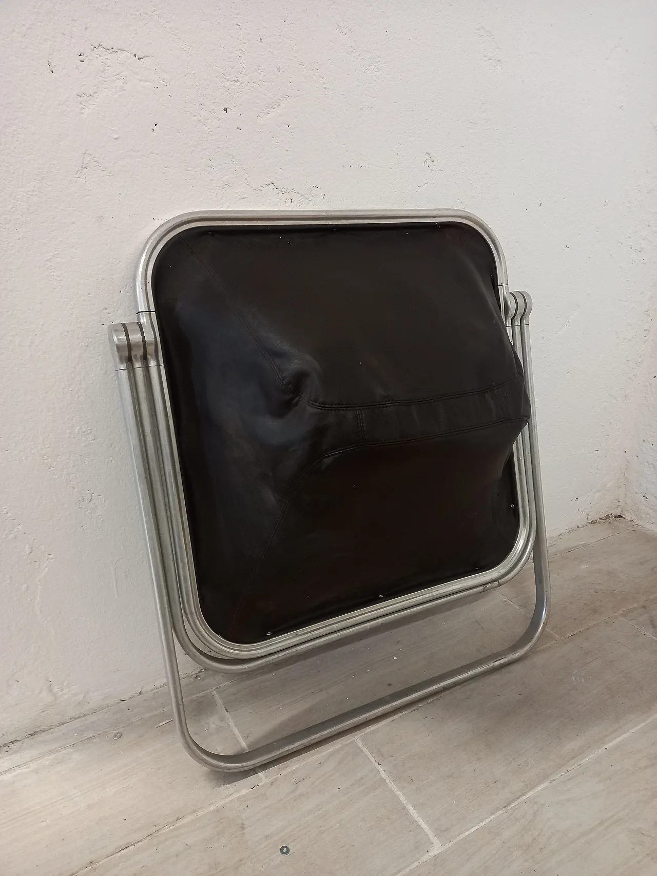 Plona armchair, by Castelli leather, 70s 7