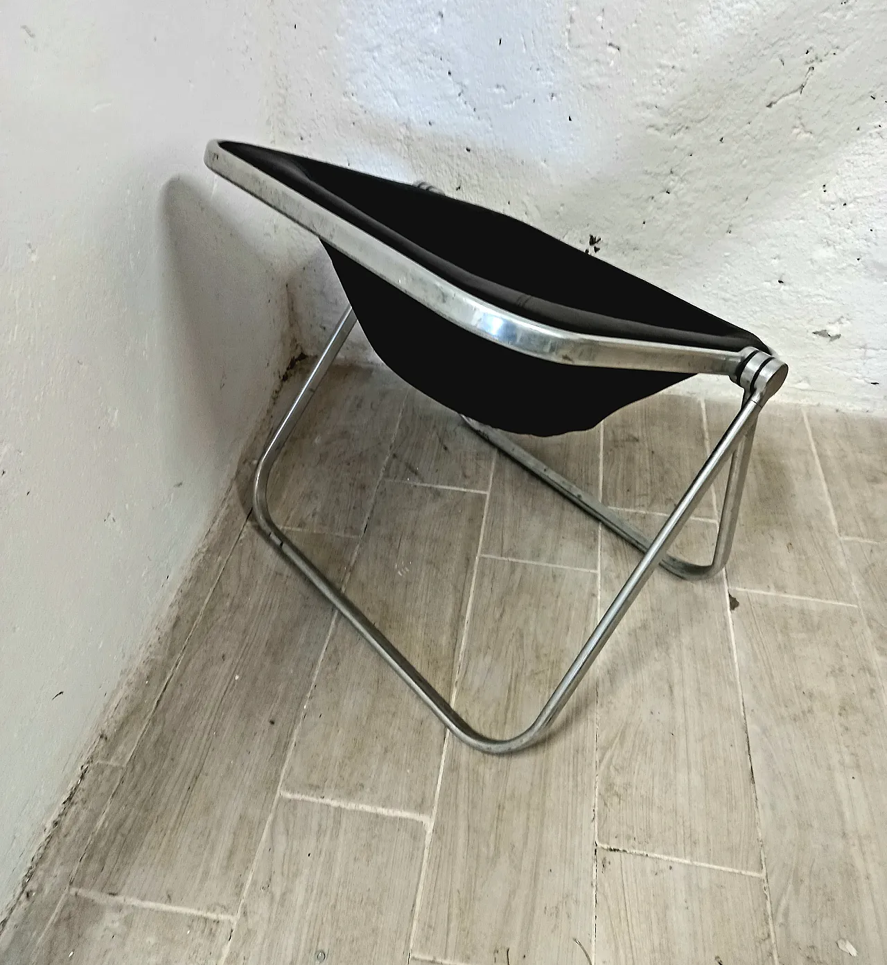 Plona armchair, by Castelli leather, 70s 9