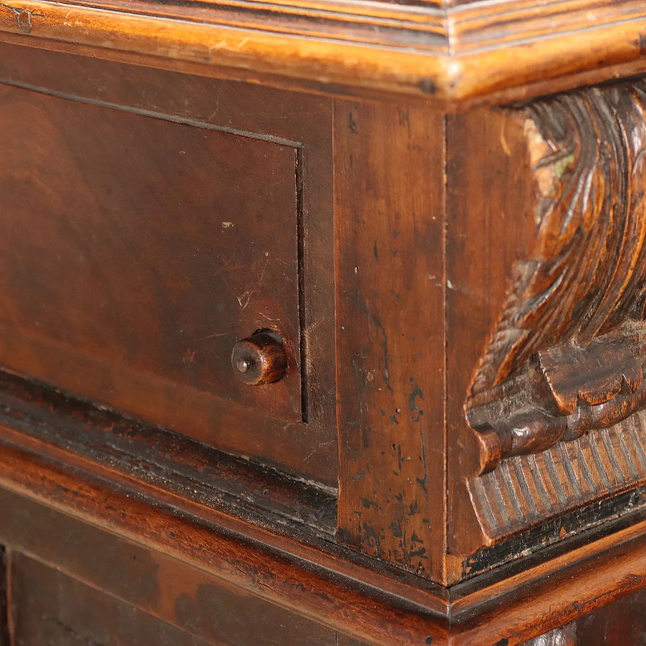 Neo-Renaissance double-bodied wooden sideboard, mid-19th century 7