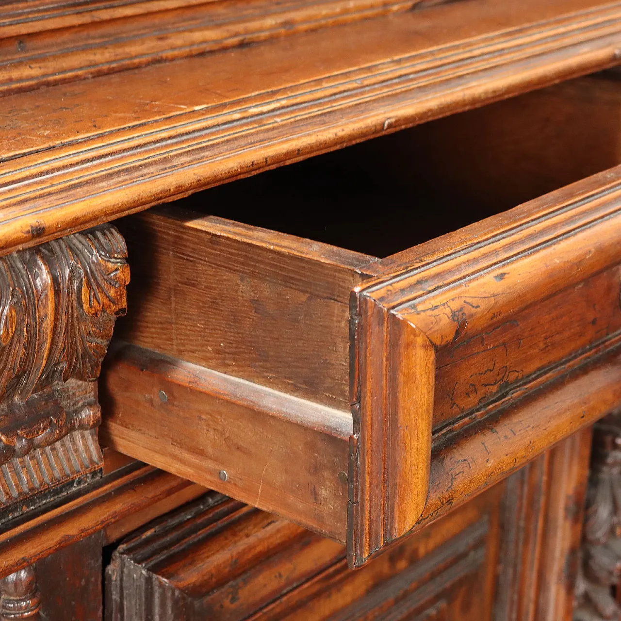 Neo-Renaissance double-bodied wooden sideboard, mid-19th century 8