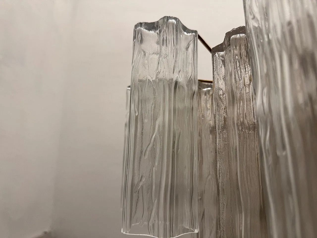 Murano Glass Tronchi Tube Chandelier, 1970s 5