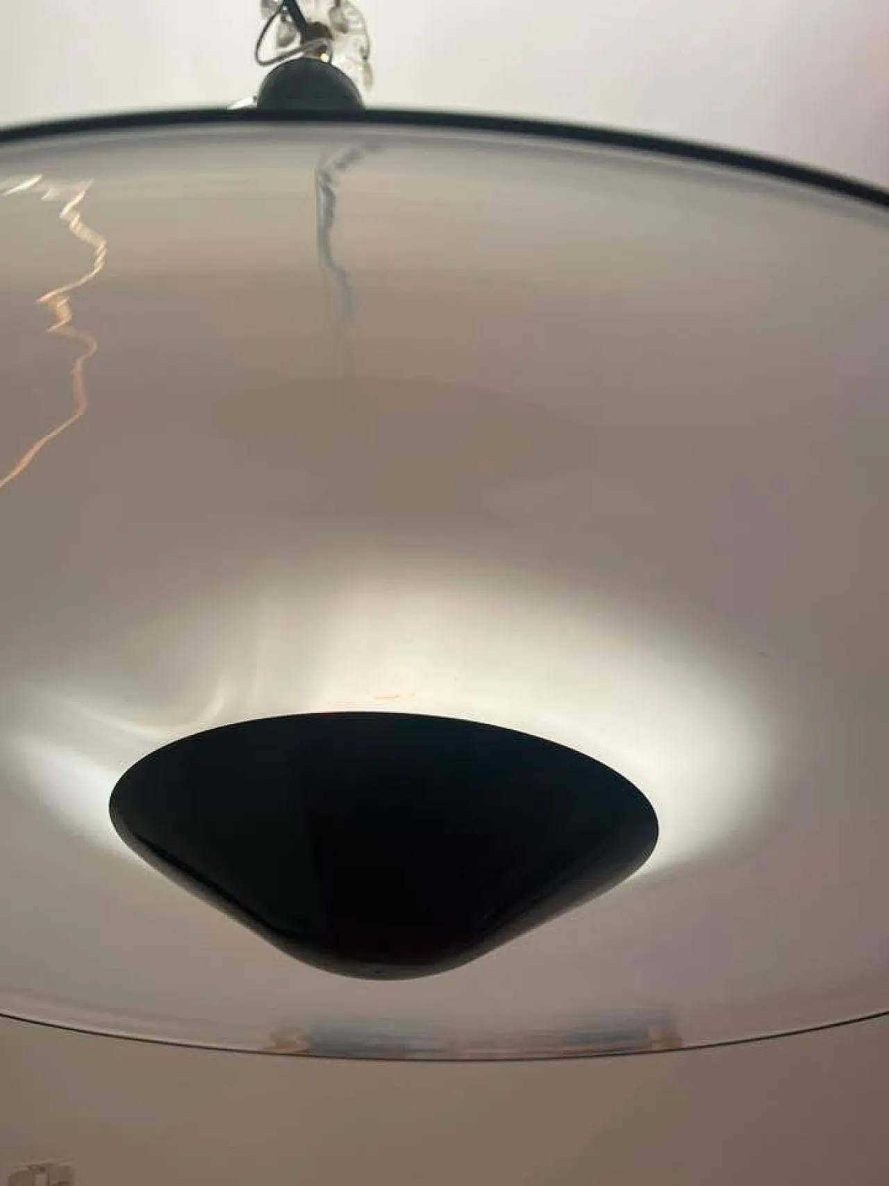 Lampadario itre di Mauro Marzollo, anni '70 3