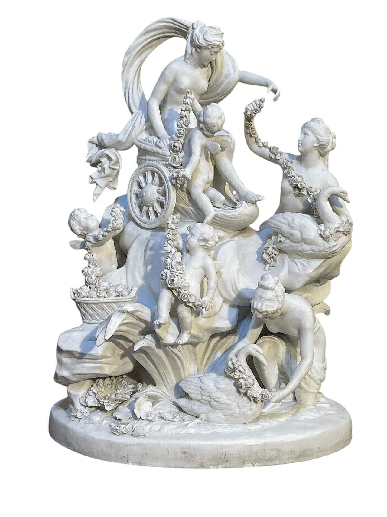 Triumph of Venus in bisque porcelain from Sevres, 18th century 2