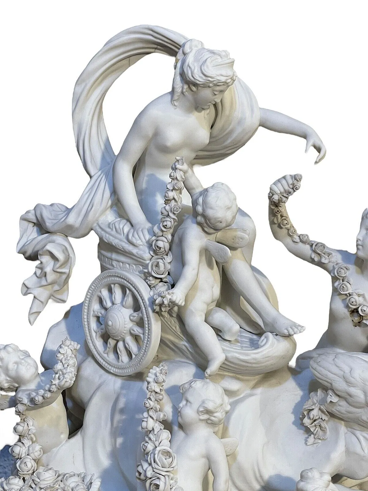Triumph of Venus in bisque porcelain from Sevres, 18th century 3