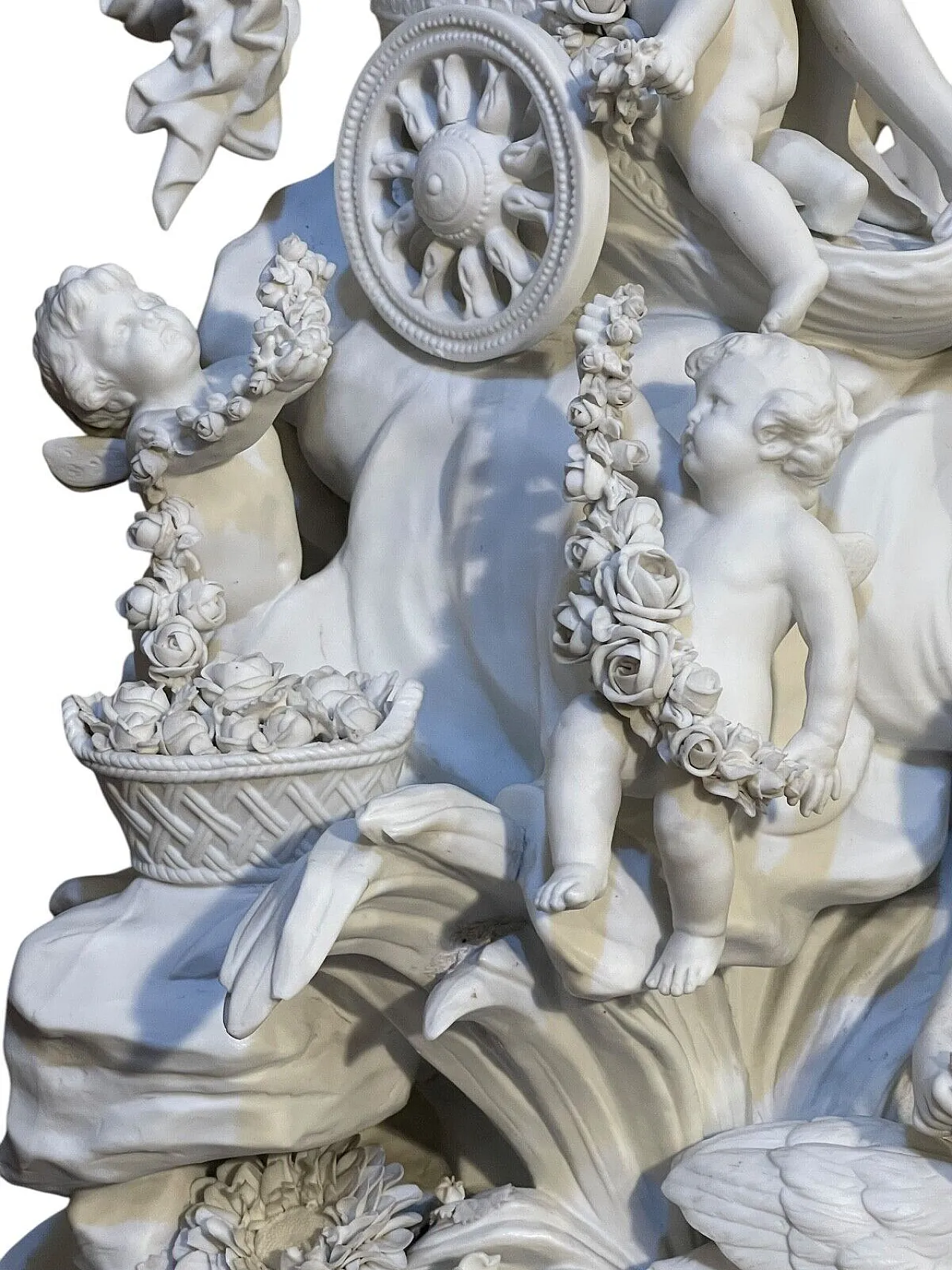 Triumph of Venus in bisque porcelain from Sevres, 18th century 5