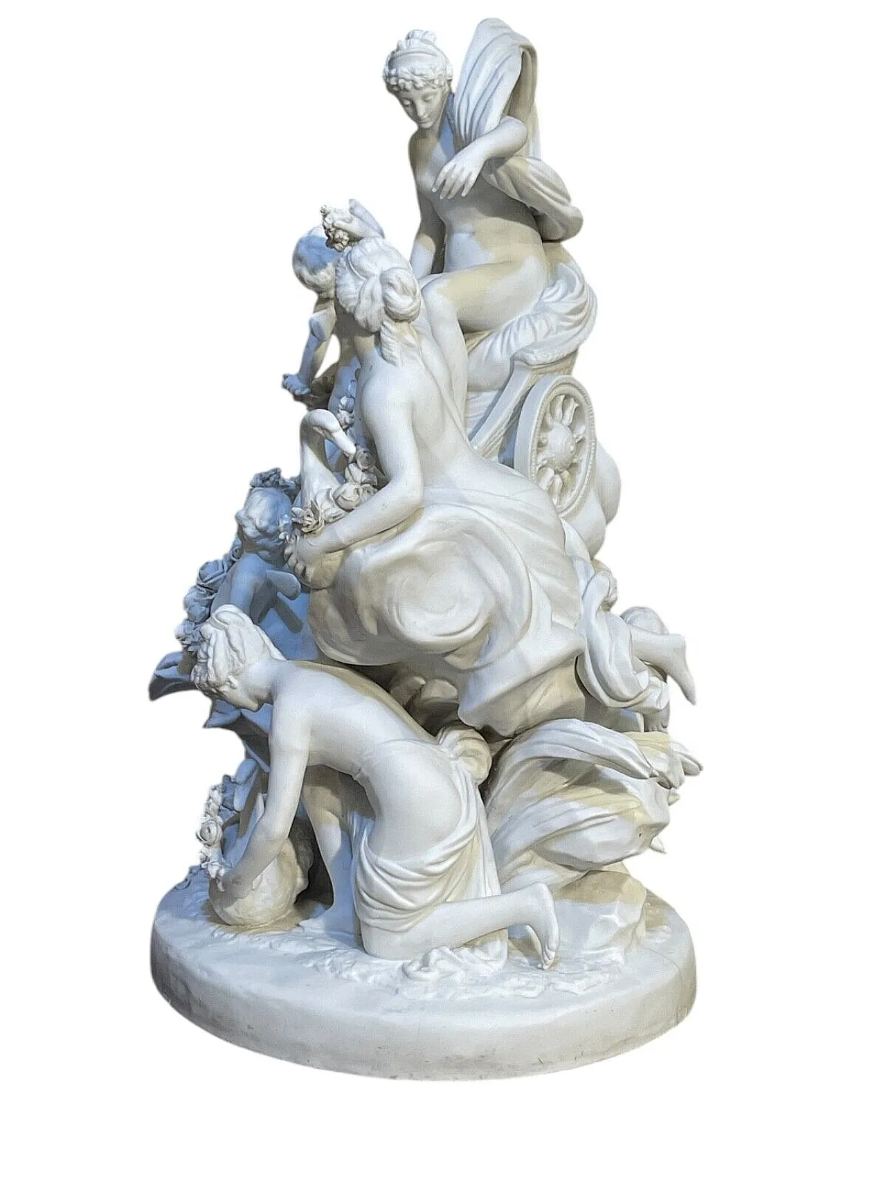 Triumph of Venus in bisque porcelain from Sevres, 18th century 6